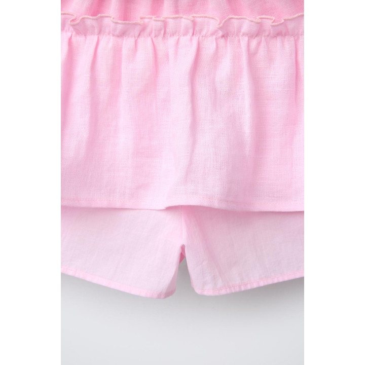 ЮБКА-ШОРТЫ ИЗ 100% ЛЬНА