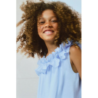 ПЛАТЬЕ С ВОЛАНАМИ. 100% ЛЁН