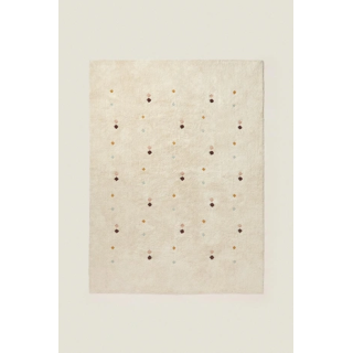 CHILDREN’S MULTICOLOURED EMBROIDERED DIAMOND RUG