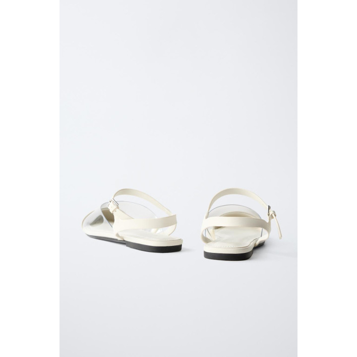 Туфли на ремешке из винила