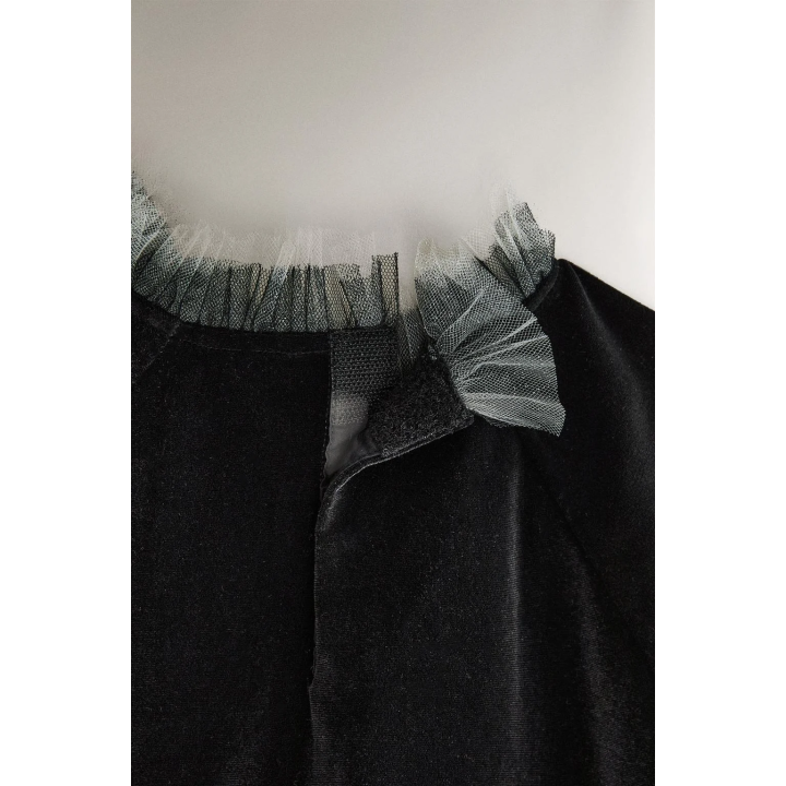 Детский костюм хэллоуин с скелетом из фатина