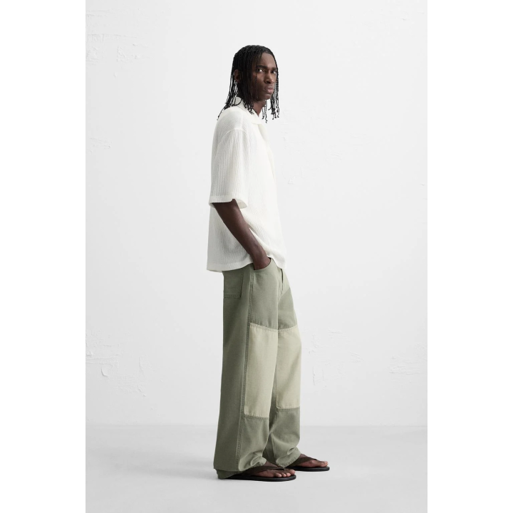 РУБАШКА ИЗ ЖАТОЙ ТКАНИ