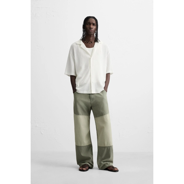 РУБАШКА ИЗ ЖАТОЙ ТКАНИ