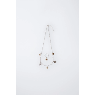 НАБОР «ОЖЕРЕЛЬЕ И КОЛЬЦО СО ЗВЕЗДАМИ»