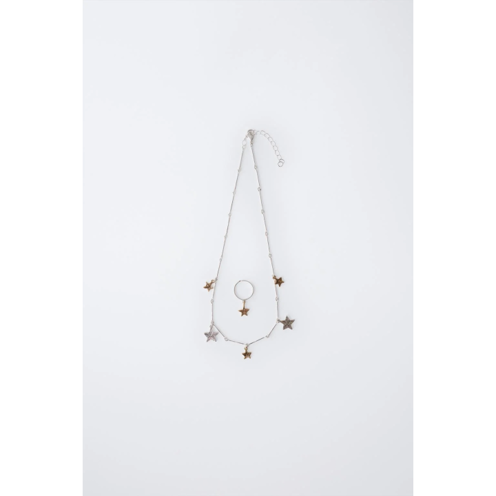 НАБОР «ОЖЕРЕЛЬЕ И КОЛЬЦО СО ЗВЕЗДАМИ»