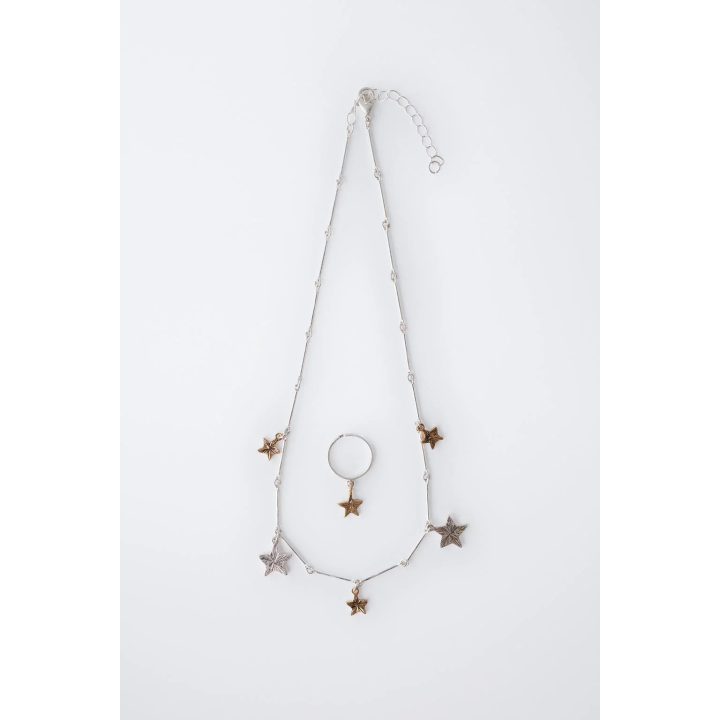 НАБОР «ОЖЕРЕЛЬЕ И КОЛЬЦО СО ЗВЕЗДАМИ»