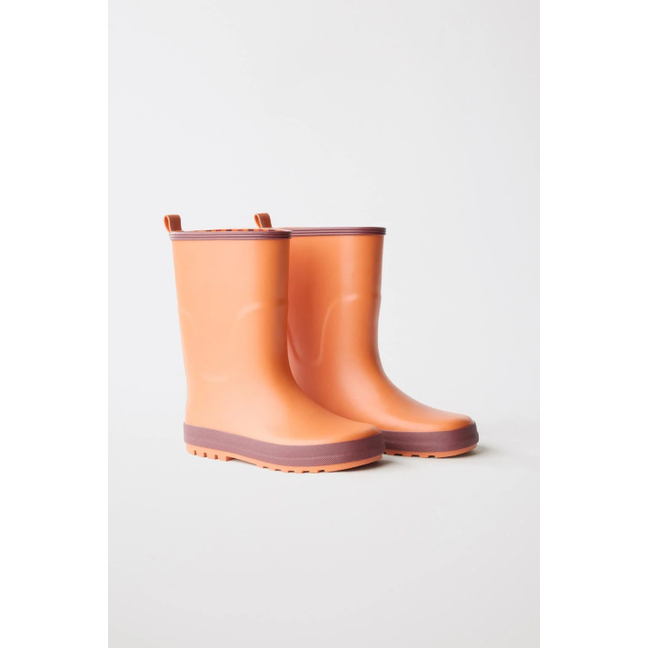 Резиновые сапоги с блоками цветов