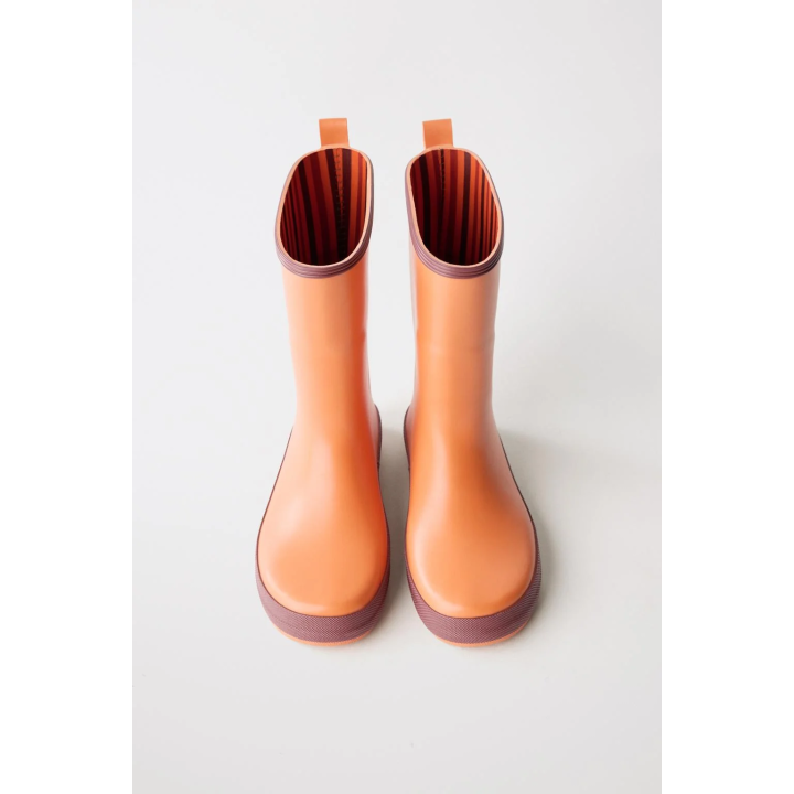 Резиновые сапоги с блоками цветов