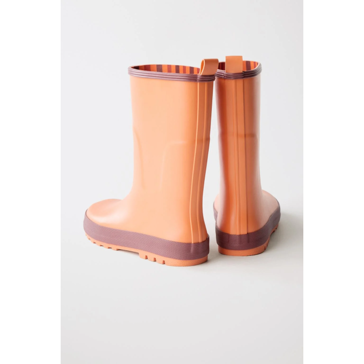 Резиновые сапоги с блоками цветов