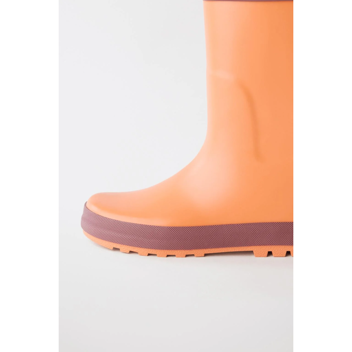 Резиновые сапоги с блоками цветов