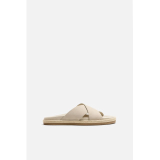 КОЖАНЫЕ САНДАЛИИ СО СКРЕЩЕННЫМИ РЕМЕШКАМИ