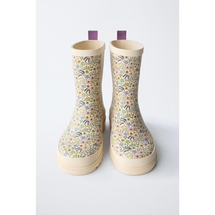 РЕЗИНОВЫЕ САПОГИ С ЦВЕТОЧНЫМ ПРИНТОМ