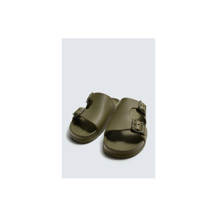 САНДАЛИИ С ДВУМЯ РЕЗИНОВЫМИ РЕМЕШКАМИ