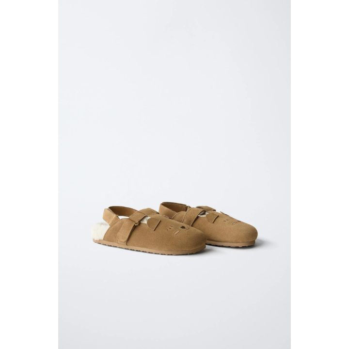 САБО ИЗ КОЖИ С АНИМАЛИСТИЧЕСКИМ ПРИНТОМ