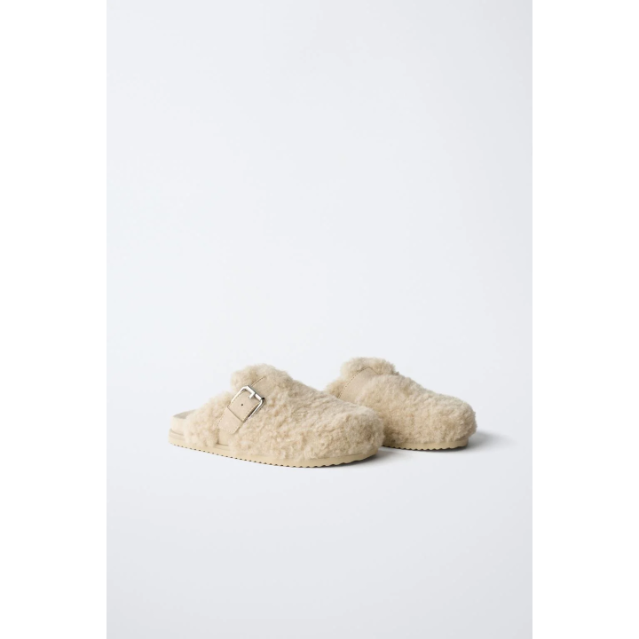 Сабо с эко-овчиной