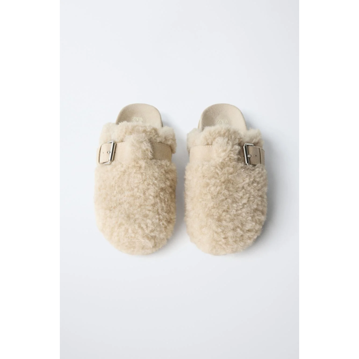 Сабо с эко-овчиной