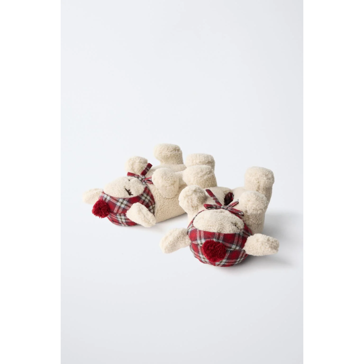 Тапочки с овечьей отделкой