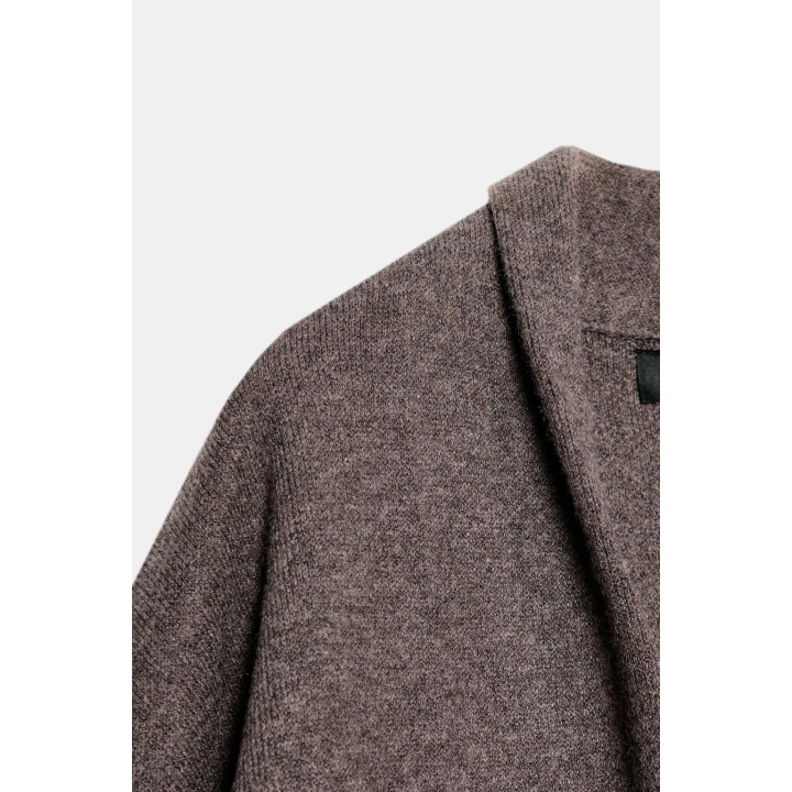 ДЛИННОЕ ТРИКОТАЖНОЕ ПАЛЬТО