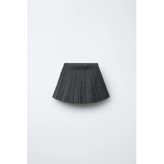 ВЯЗАНАЯ ЮБКА В СКЛАДКУ С ШЕРСТЬЮ