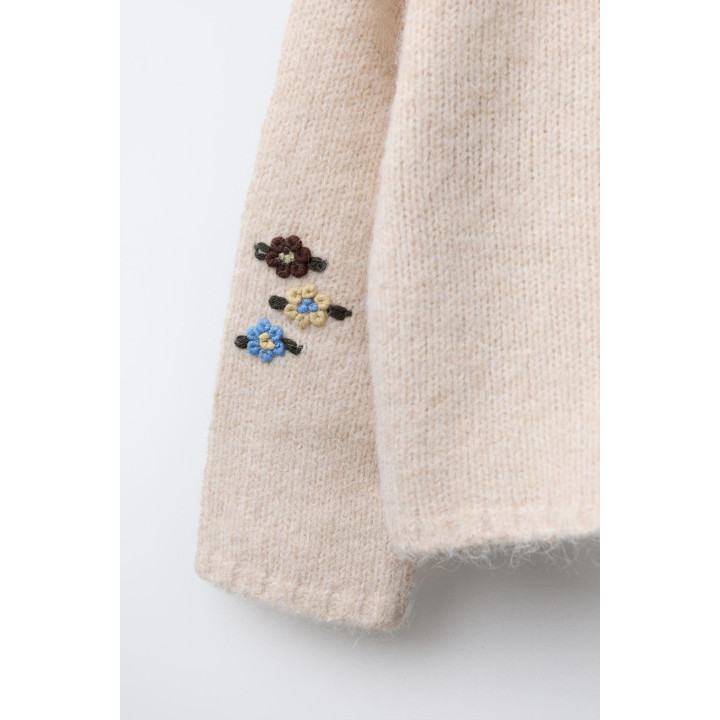 КАРДИГАН С ВЫШИВКОЙ «ЦВЕТЫ»