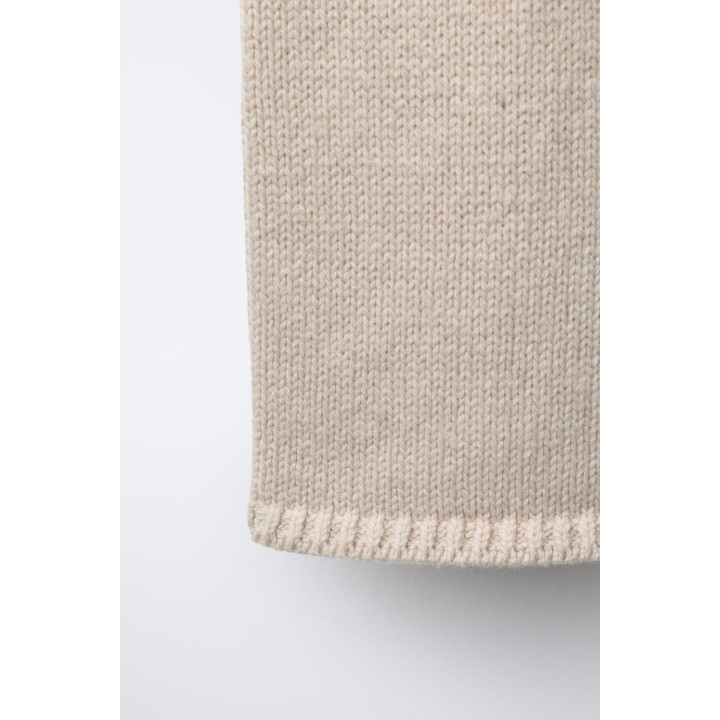 ТРИКОТАЖНЫЕ БРЮКИ С ВЫШИВКОЙ В ВИДЕ ЦВЕТОВ