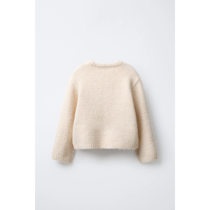 СВИТЕР С АТЛАСНЫМИ БАНТАМИ