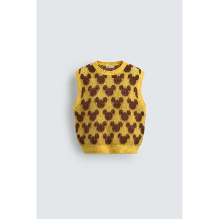 ТРИКОТАЖНЫЙ ЖИЛЕТ С СИЛУЭТОМ МИККИ HARRY LAMBERT FOR ZARA X DISNEY