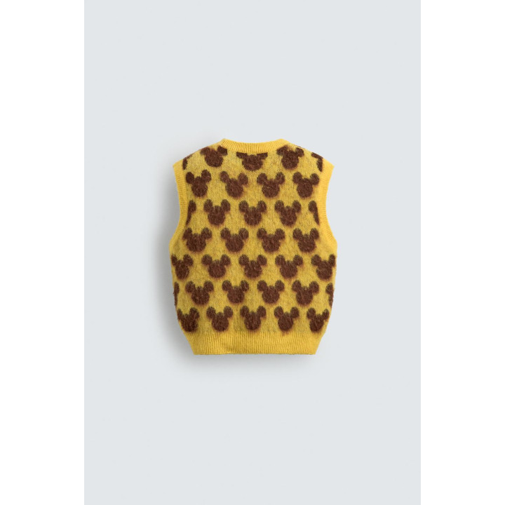 ТРИКОТАЖНЫЙ ЖИЛЕТ С СИЛУЭТОМ МИККИ HARRY LAMBERT FOR ZARA X DISNEY