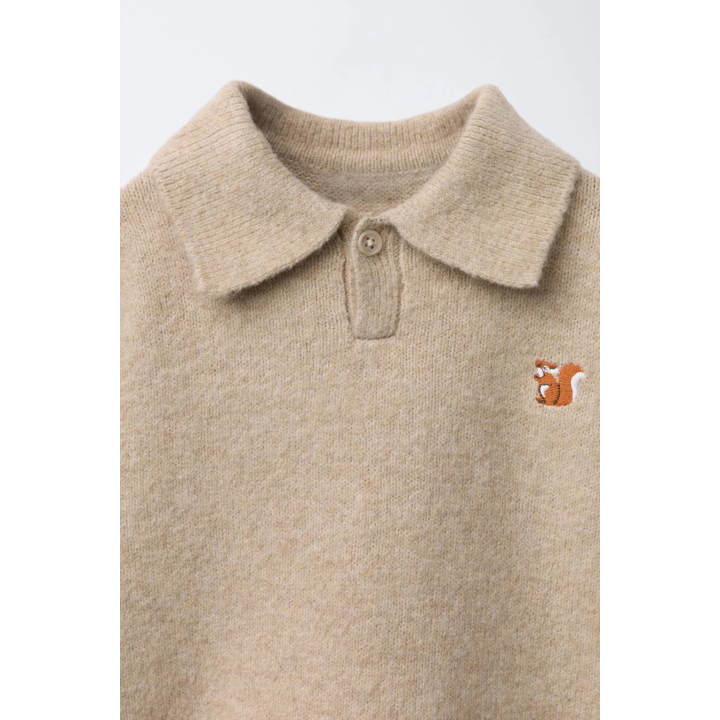 МЯГКОЕ ТРИКОТАЖНОЕ ПОЛО С ВЫШИВКОЙ