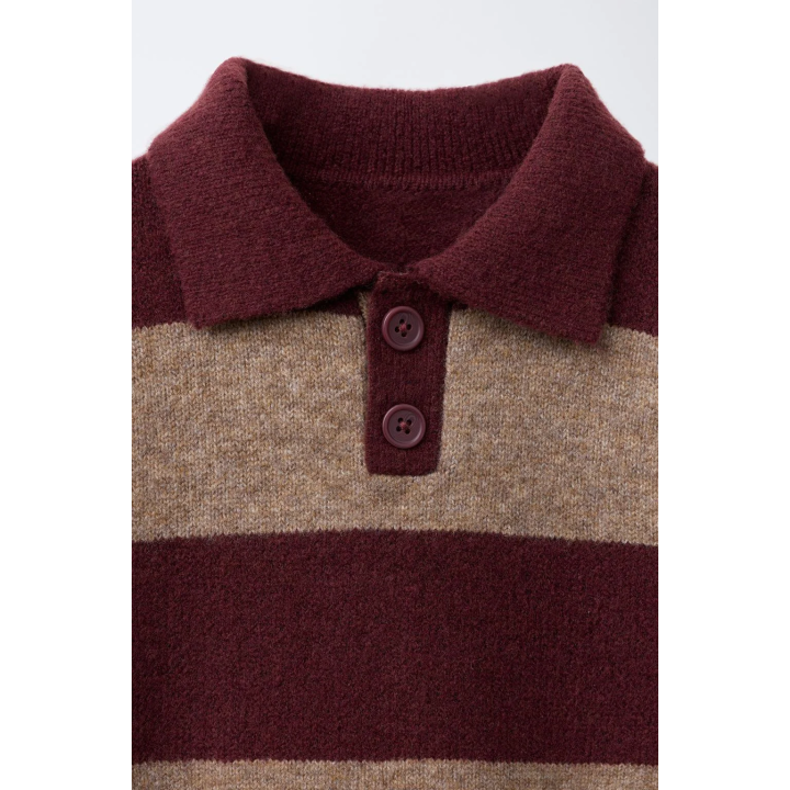 ДЖЕМПЕР ПОЛО В ПОЛОСКУ