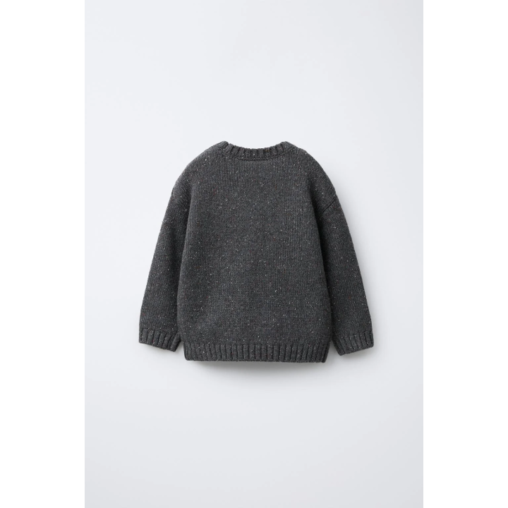 ЖАККАРДОВЫЙ СВИТЕР С ТАКСОЙ