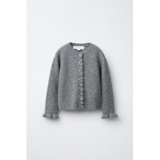 КАРДИГАН С ВОЛАНАМИ И ШЕРСТЬЮ