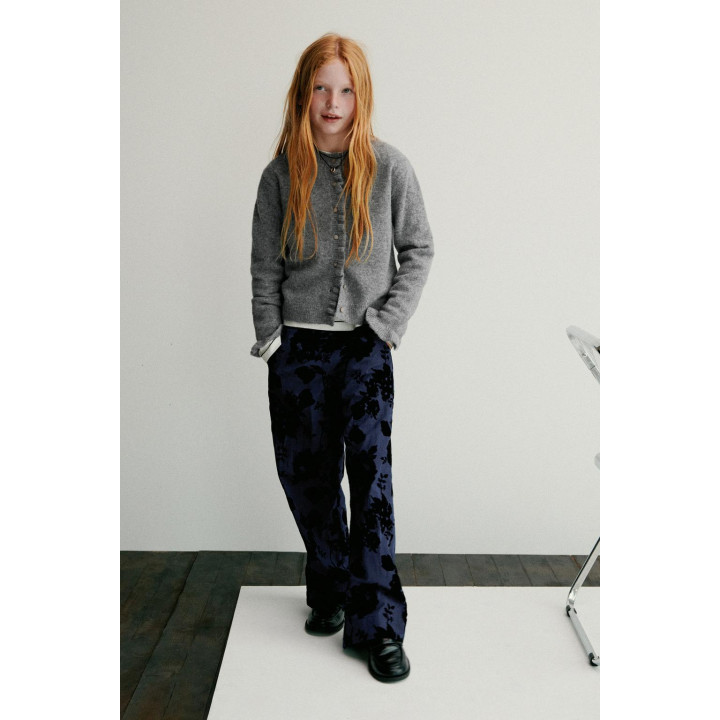 КАРДИГАН С ВОЛАНАМИ И ШЕРСТЬЮ