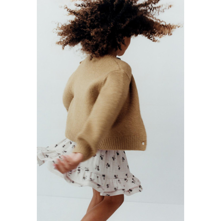 КАРДИГАН С БАНТОМ ИЗ ОРГАНЗЫ