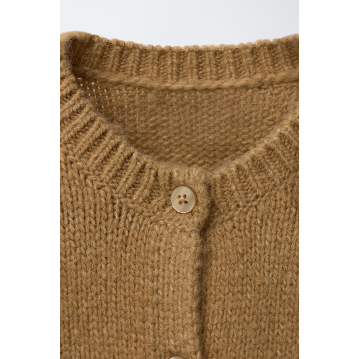 КАРДИГАН С БАНТОМ ИЗ ОРГАНЗЫ