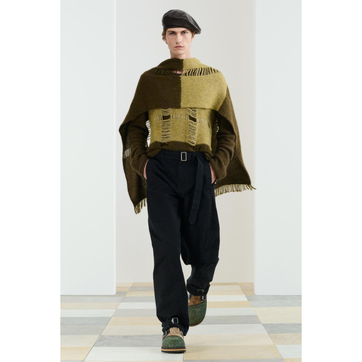 Кожаные деревянные сабо