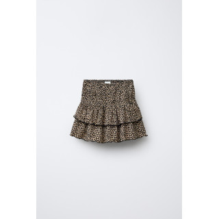 ЮБКА-ШОРТЫ С АНИМАЛИСТИЧЕСКИМ ПРИНТОМ