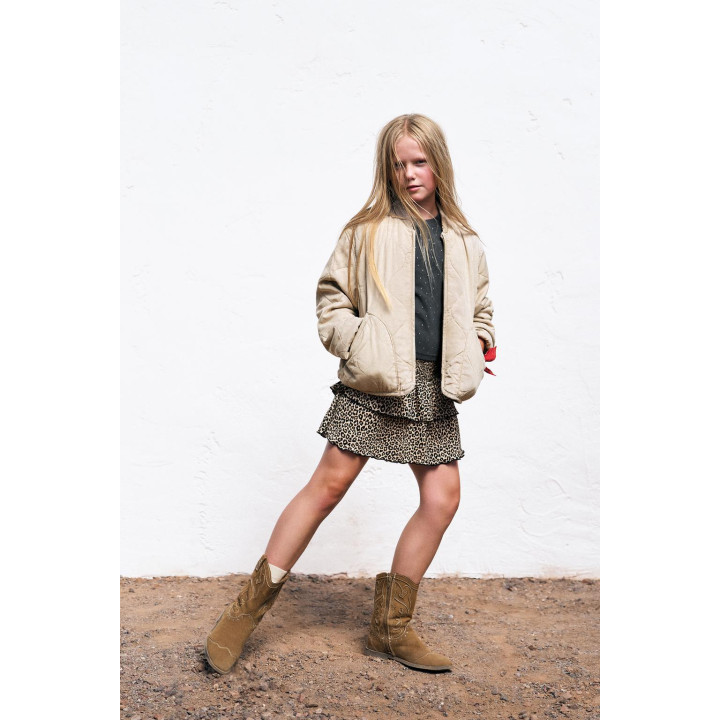 ЮБКА-ШОРТЫ С АНИМАЛИСТИЧЕСКИМ ПРИНТОМ