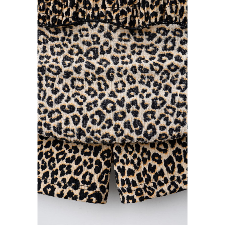 ЮБКА-ШОРТЫ С АНИМАЛИСТИЧЕСКИМ ПРИНТОМ