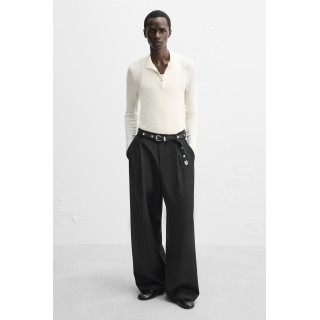 Кожанный ремень с заклепками x nanushka