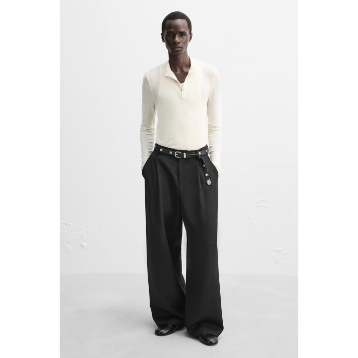 Кожанный ремень с заклепками x nanushka