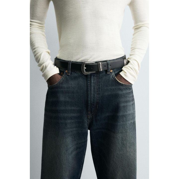 КОЖАНЫЙ РЕМЕНЬ В ВИНТАЖНОМ СТИЛЕ