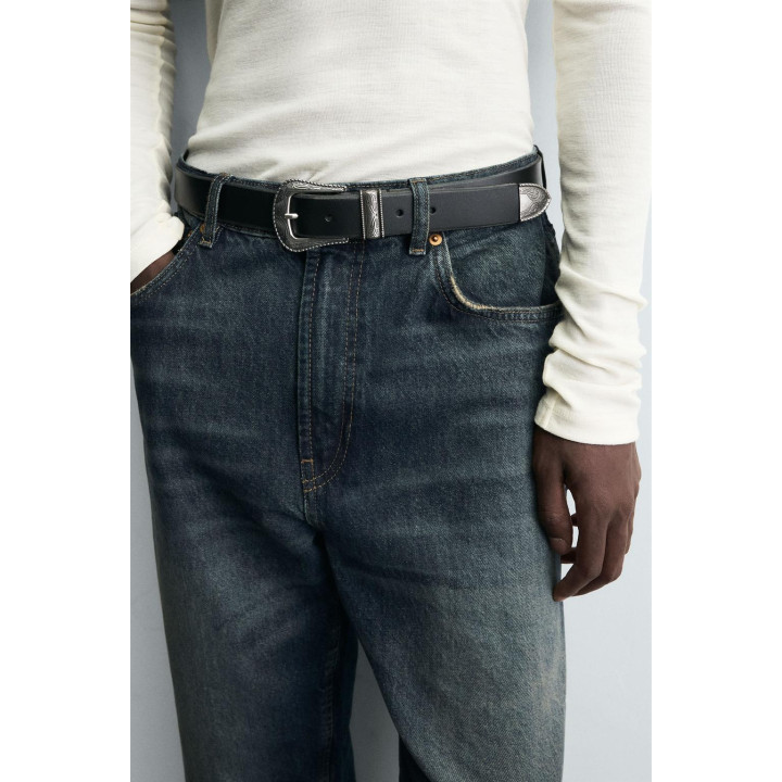 КОЖАНЫЙ РЕМЕНЬ В ВИНТАЖНОМ СТИЛЕ