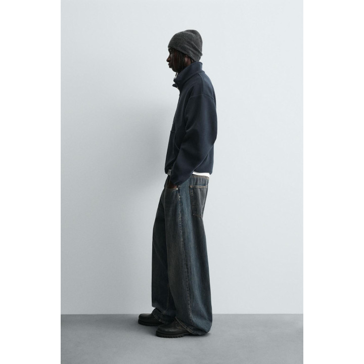 ТОЛСТОВКА ИЗ ПОЛАРФЛИСА НА МОЛНИИ С ВЫШИВКОЙ