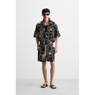 ШОРТЫ С РЕЛЬЕФНОЙ ВЫШИВКОЙ