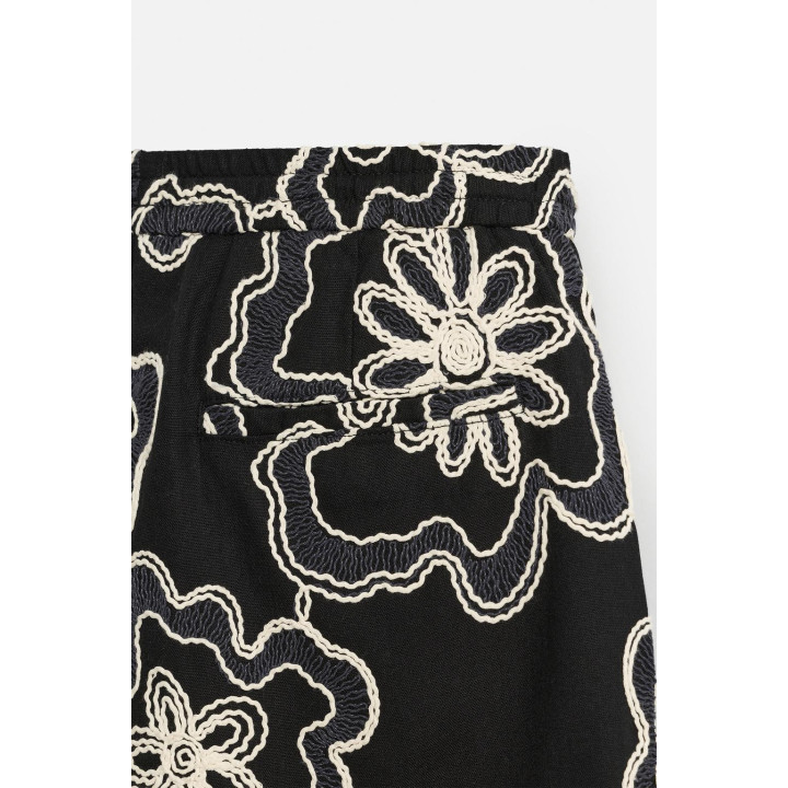 ШОРТЫ С РЕЛЬЕФНОЙ ВЫШИВКОЙ