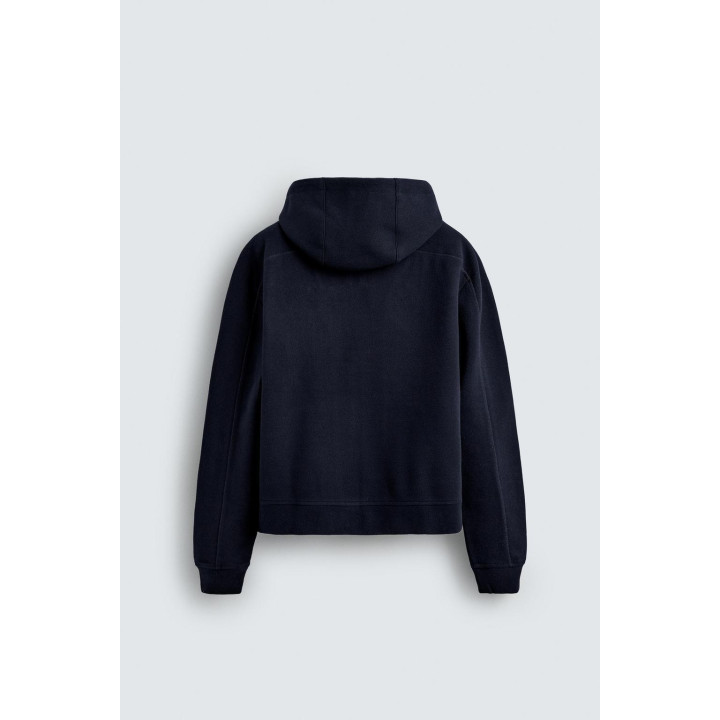 ХУДИ ИЗ ВОЙЛОКА С КАПЮШОНОМ