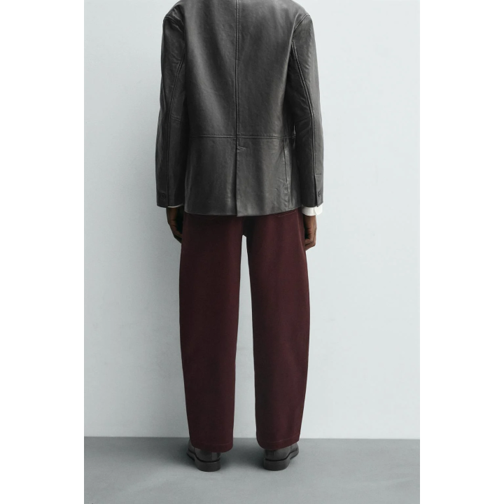 БРЮКИ WIDE FIT С ФЛОКИРОВАНИЕМ