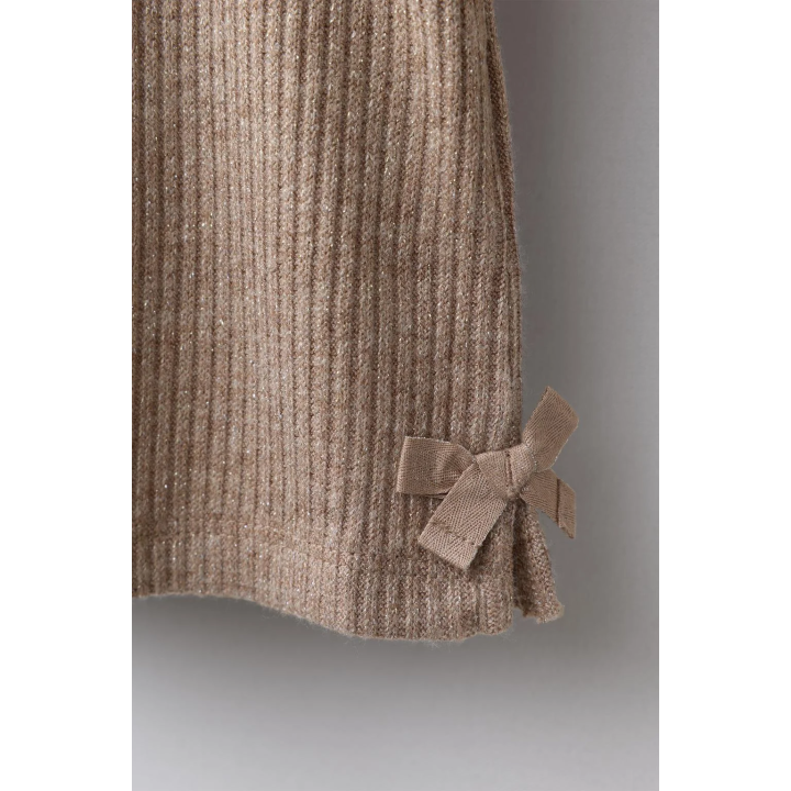 БЛЕСТЯЩАЯ ФУТБОЛКА В РУБЧИК С БАНТАМИ