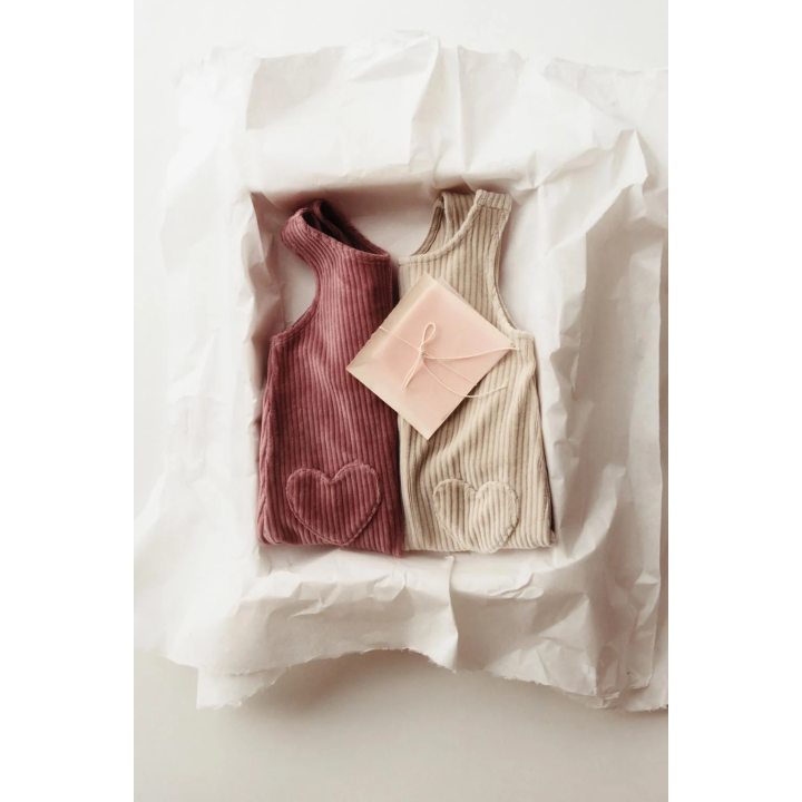 САРАФАН С КАРМАНАМИ-СЕРДЕЧКАМИ